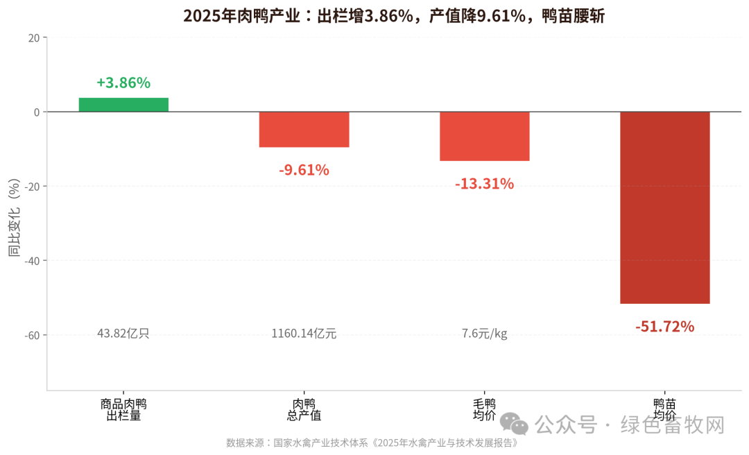2025年肉鸭产业核心数据