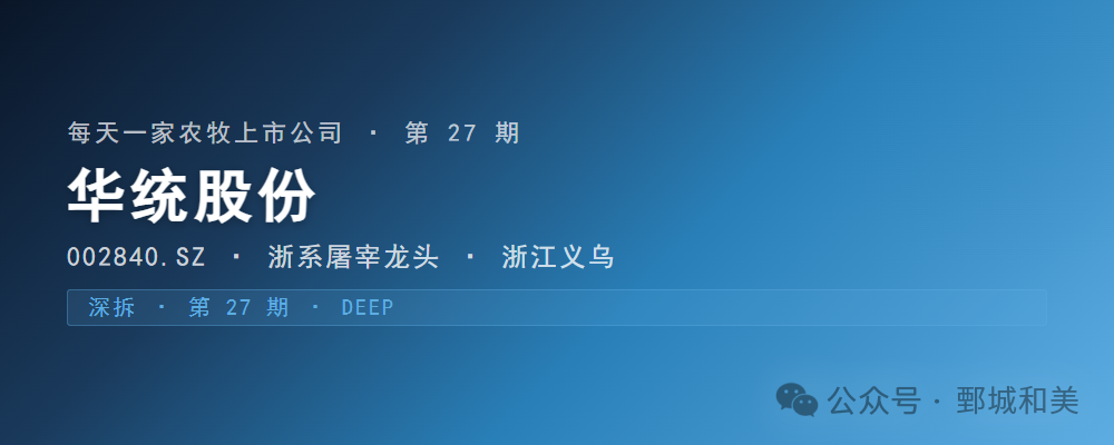 华统股份封面